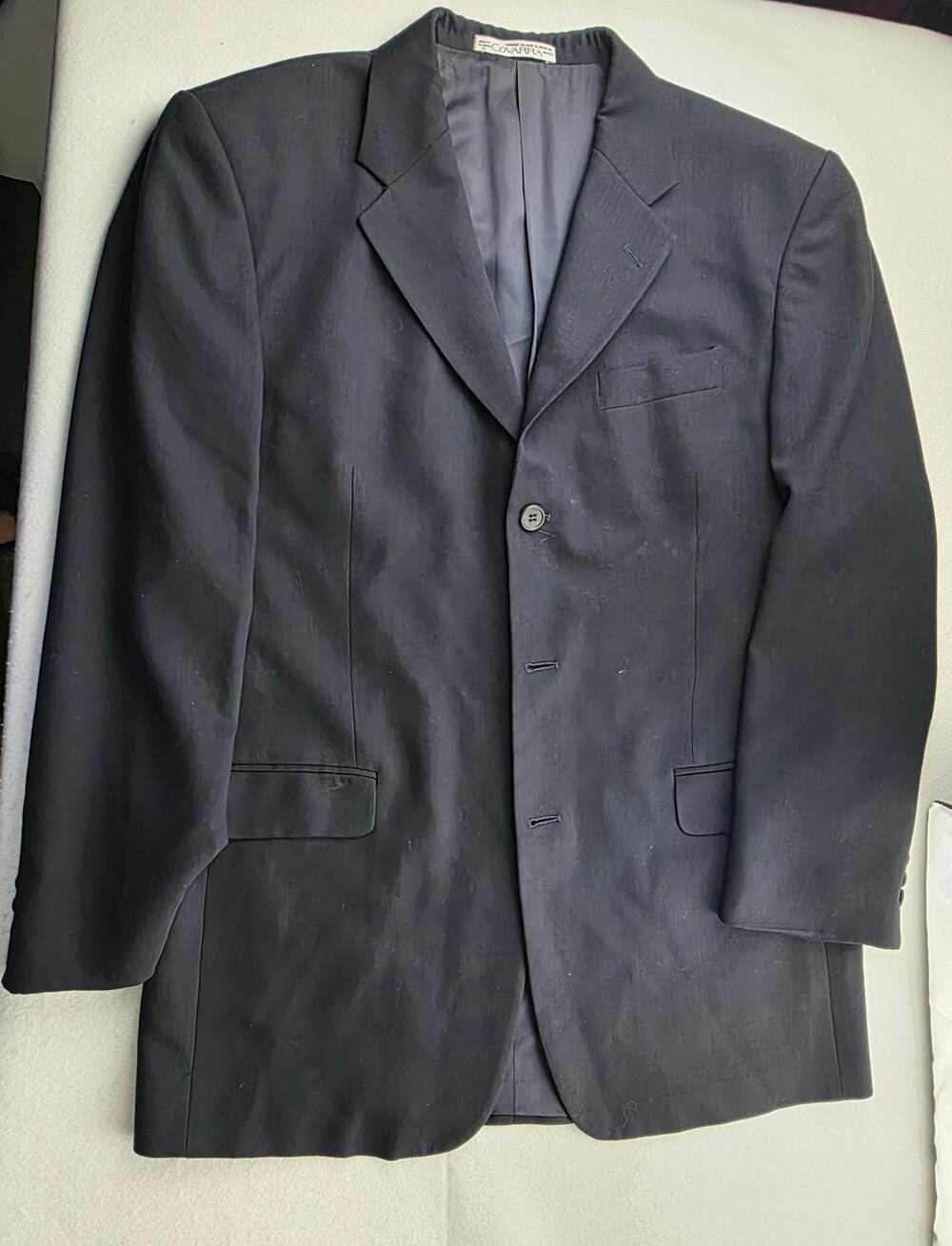 Emanuel Ungaro Tailored Pure Wool Suit Jacket Size Large